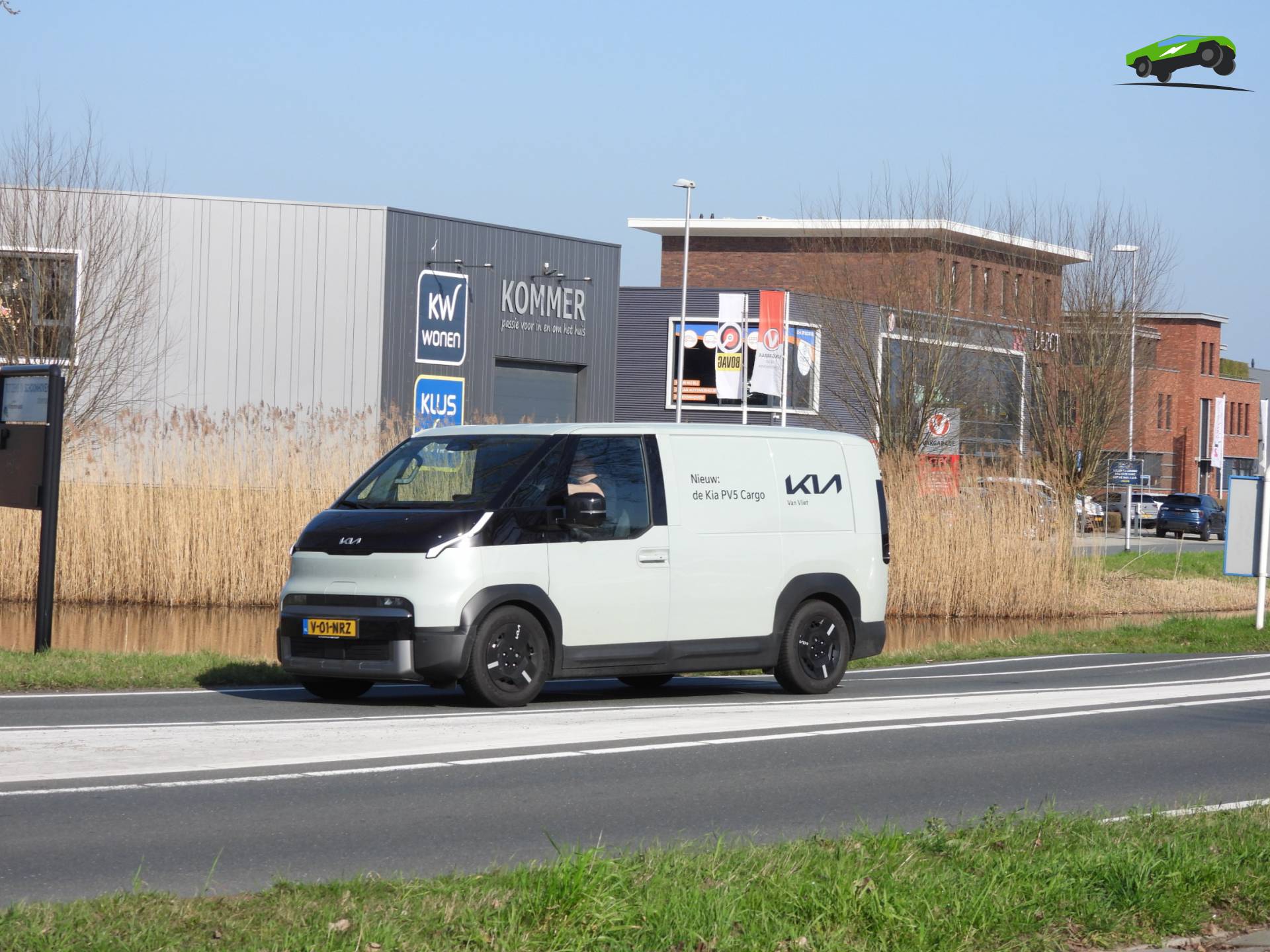 KIA PV5 voertuig gezien op N210 bij Schoonhoven
