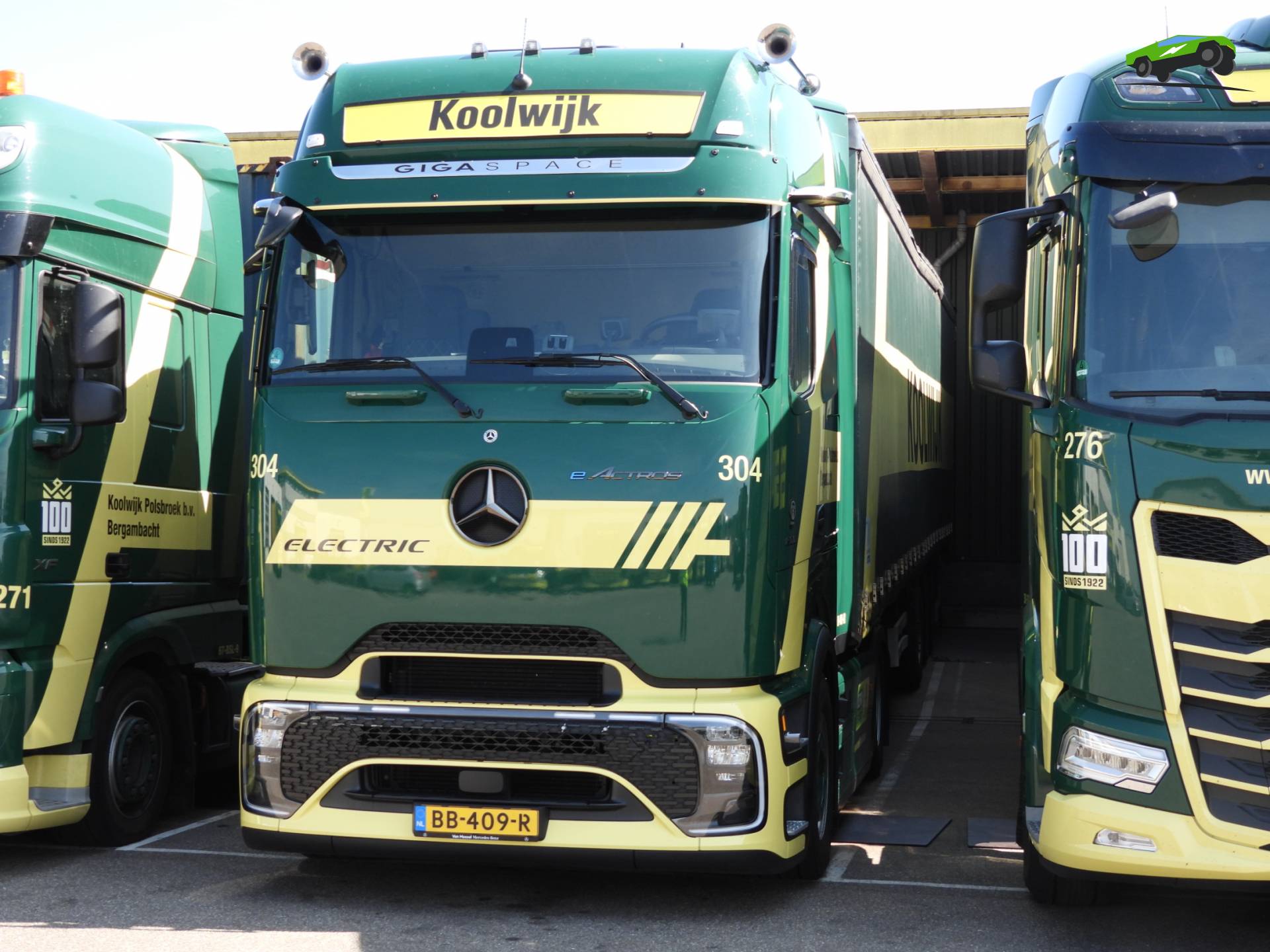 Wagen 304 Mercedes-Benz eActros van Koolwijk Polsbroek B.V.
