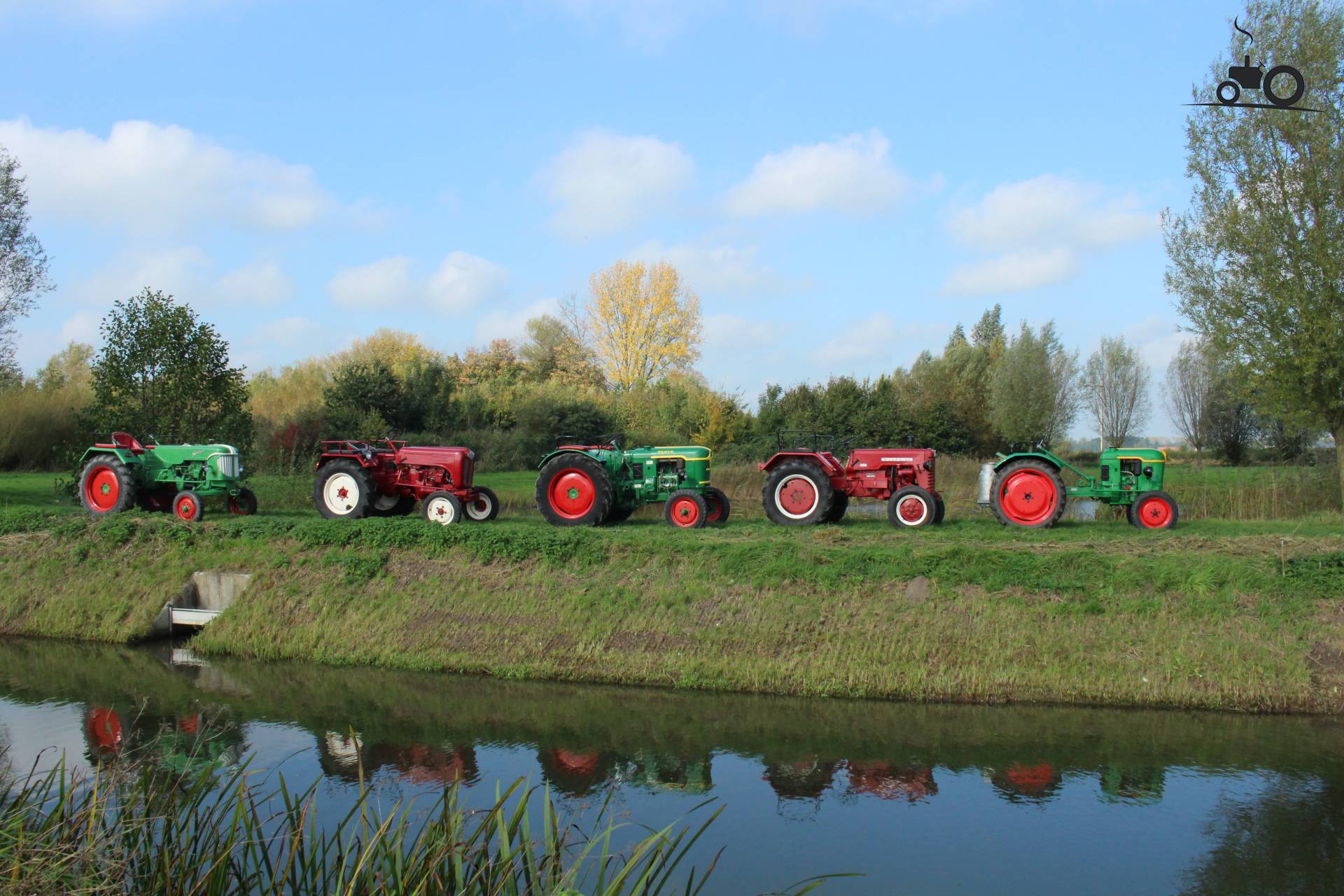 De eerste vijf tractoren van TractorSpoor